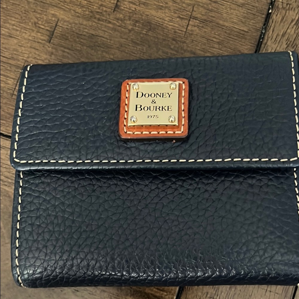 Dooney & Bourke Navy Leather Wallet